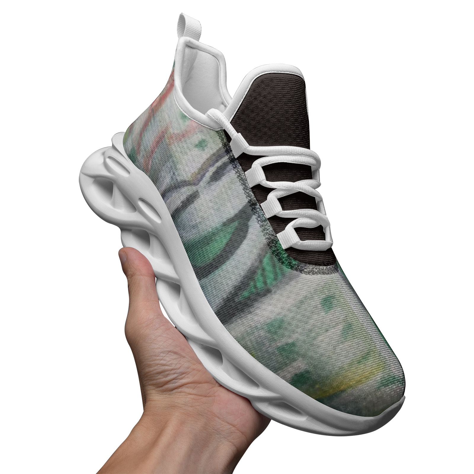Urban Rebel - unisex Bounce Mesh Knit Sneakers - Image 3