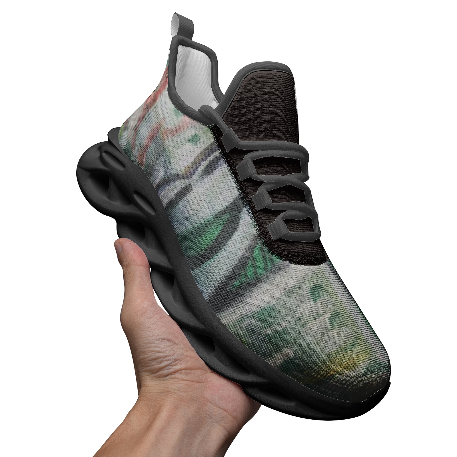 Urban Rebel - unisex Bounce Mesh Knit Sneakers - Image 4