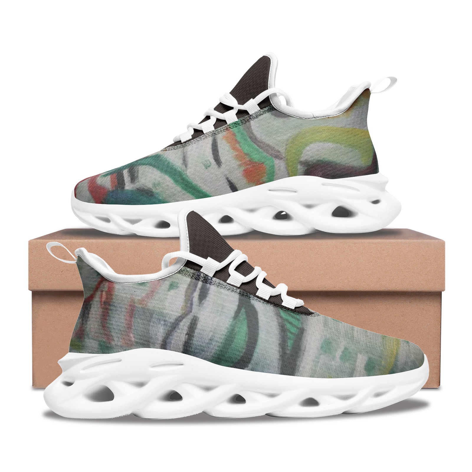 Urban Rebel - unisex Bounce Mesh Knit Sneakers - Image 5